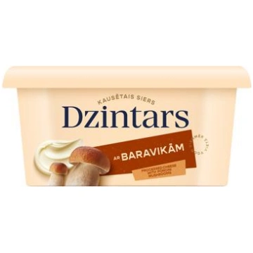Kausētais siers DZINTARS ar baravikām 200g - 1