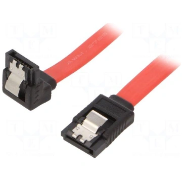 Cable: SATA | SATA plug,SATA plug angled | 0.3m | 