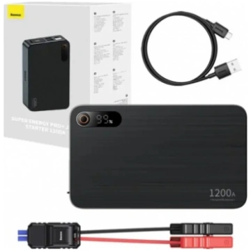 Auto palaišanas ierīce (jump starter) Baseus Black