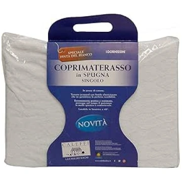 Caleffi frotē dvieļu matrača aizsargs, vienguļamā 
