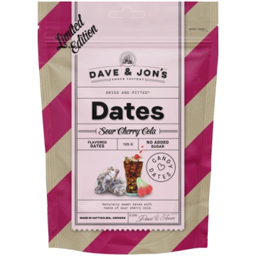 Dave & Jon's Dateles ar garšu, bez pievienota