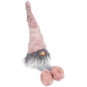Istuv Santa PINKY, pink, H54cm