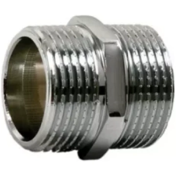 Hromēta pāreja/nipelis 1/4" ā-ā