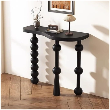 Unique Design Console Table, Hallway Table, Wood, 