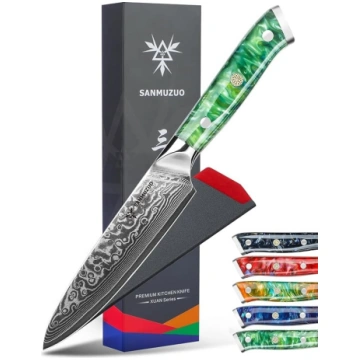 SANMUZUO Lietošanas nazis Damaska nazis 13 cm asme