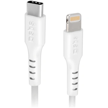 Sbs USB-C - Lightning kabelis MFi 2m, balts - sbs 
