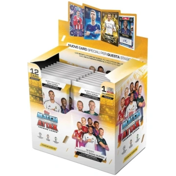 Topps UCC Match Attax 2025/26 – pilna kārba: satur