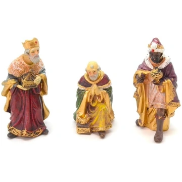 3 Ziemassvētku karaļi 12 cm Ziemassvētku vecīšu fi