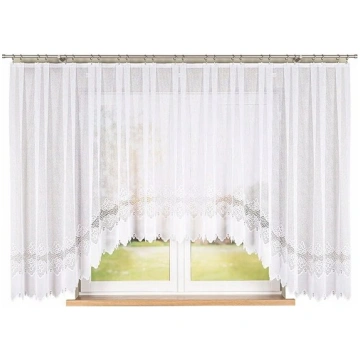 Markizeta aizkars Modesta, 400x160 cm, balts