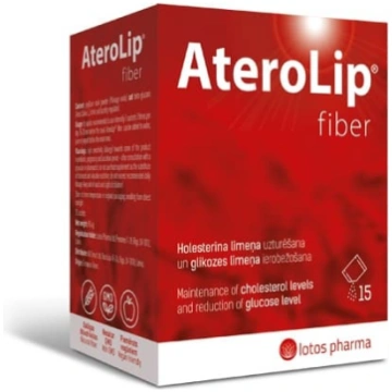 AteroLip fiber, 15 paciņas (term 10.2026.)