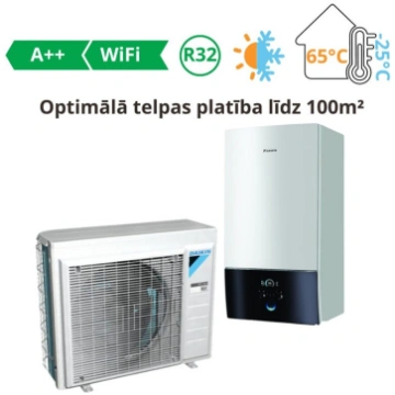 Daikin Altherma 3, gaiss-ūdens siltumsūknis 4kW┃EH