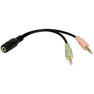 Logilink | Audio 3.5 Stereo 4-Pin Female to 2 x 3.
