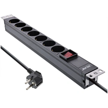 InLine InLine Registered 19apos;apos; socket strip