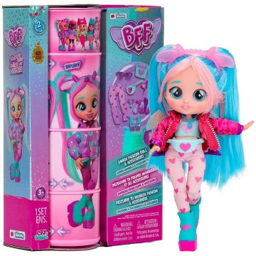 Lelle ar aksesuāriem Cry Babies BFF Bruny, 20 cm, 