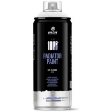 Montana Aerosolkrāsa 400ml PRO balta radiatoriem