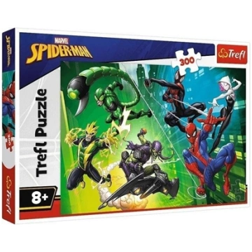Trefl Puzzle 300 W pajczej sieci Spiderman 5900511