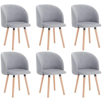 WOLTU BH121gr-6 Dining Room Chairs, Set of 6 Kitch