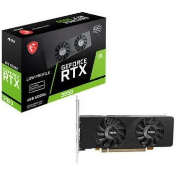 MSI NVIDIA GeForce RTX 3050 LP E 6G OC graphics ca