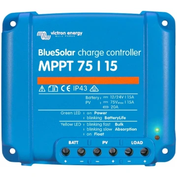 Victron Energy SmartSolar MPPT 75/15 Saules uzlāde