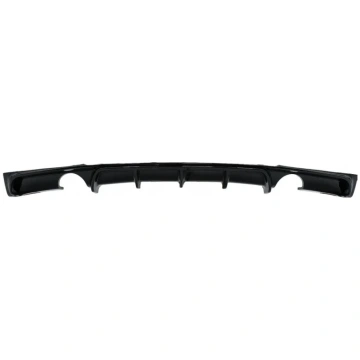 Rear Bumper Spoiler Valance Diffuser Double Outlet