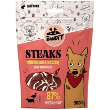 MR.BANDIT STEAKS BEEF/DUCK /LIELLOPS AR PĪLI 500G