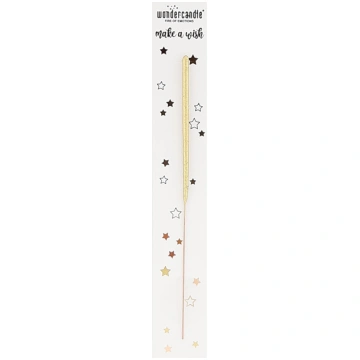 Brīnumsvece Make a Wish, 18 cm, zelta krāsa