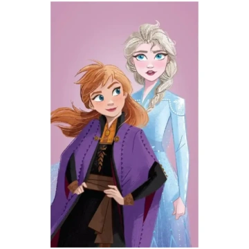 Bērnu dvielis bērnudārzam 30x50 Frozen violets kok