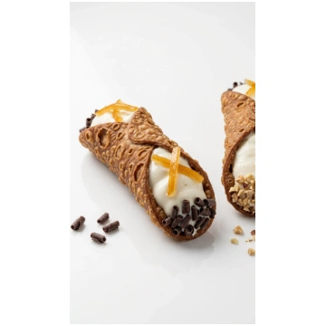 5 CANNOLI ARTIGIANALI EVOLITANO CON RICOTTA DI BUF