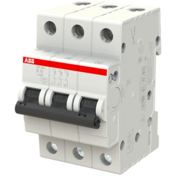 Automātisks slēdzis ABB SH203, 3P, B, 6kA, 16 A