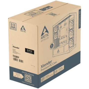 ARCTIC Xtender VG (Mirror Black) Premium E-ATX PC 