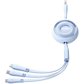 3in1 Joyroom Colorful USB to USB-C/Lightning/Micro
