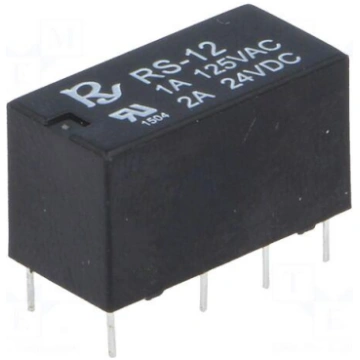 Relay: electromagnetic | DPDT | Ucoil: 12VDC | Ico