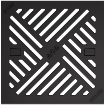 ACO Self Europoint čuguna reste 25x25cm, B125 (174