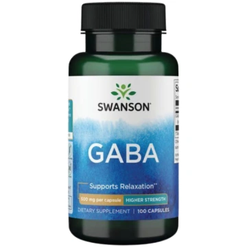 Gaba 500mg 100 kap Swanson