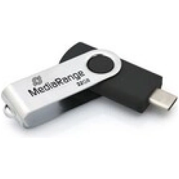 MEMORY DRIVE FLASH USB-C 32GB/MR1952 MEDIARANGE