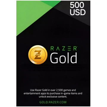 Razer Gold USA 500 USD Gift Card