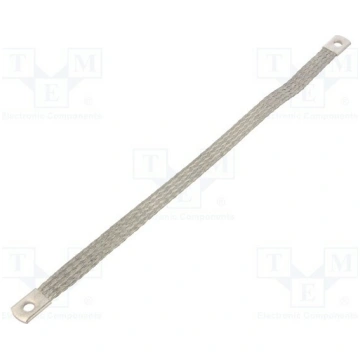 Braids; earthing tape; 10mm2; Ø1: 6.5mm; Ø2: 6.5mm