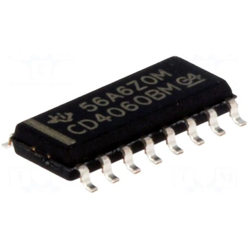 IC: digital | binary counter | CMOS | SMD | SO16 T