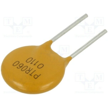 Fuse: PTC polymer; 1.1A; Imax: 40A; THT; PTR060V; 