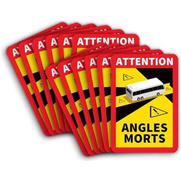 Strobo Angles Morts Magnētiskās zīmes un uzlīmes A