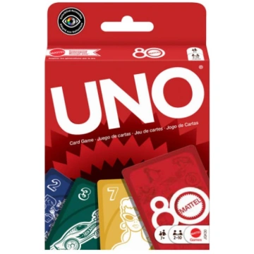 UNO Mattel 80th Anniversary - Ruby Red