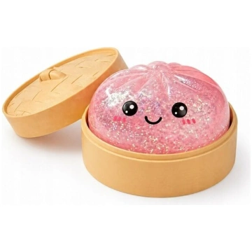 Antistresa rotaļlieta Dumpling Squishy ar spīdumie
