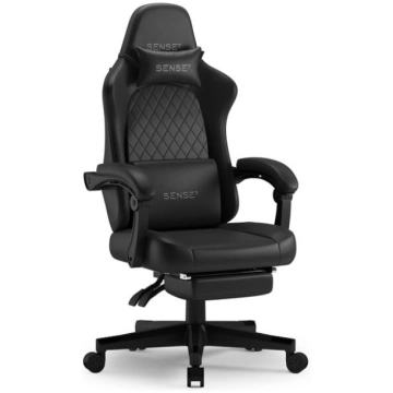 Spēļu krēsls Sense7 Devon, melns