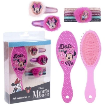 Matu aksesuāri Minnie Mouse Rozā (8 pcs) Disney