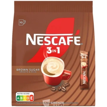 NESCAFE 3in1 Brown Sugar kafijas dzēriens 165g » G
