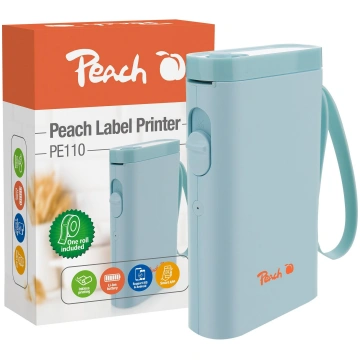 Peach PE110, label printer blue, direct thermal pr