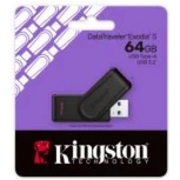 Kingston 64GB Portable USB 3.2 Gen 1 DataTraveler 