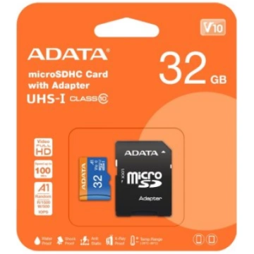 ADATA 32GB, microSDHC, Class 10 UHS-I ADT