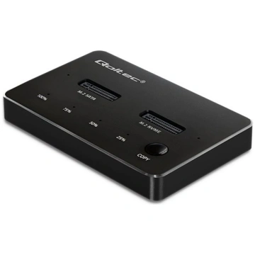 Qoltec - SSD docking station - dual 2 x 2TB - M.2 