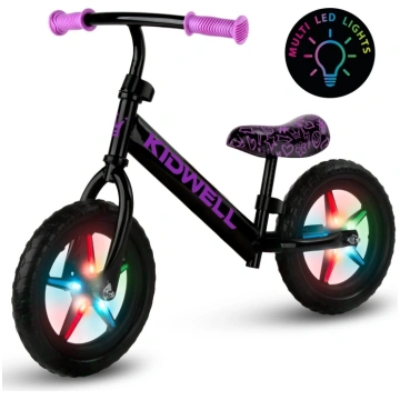 Līdzsvara velosipēds Kidwell Rebel Led Neon Pink